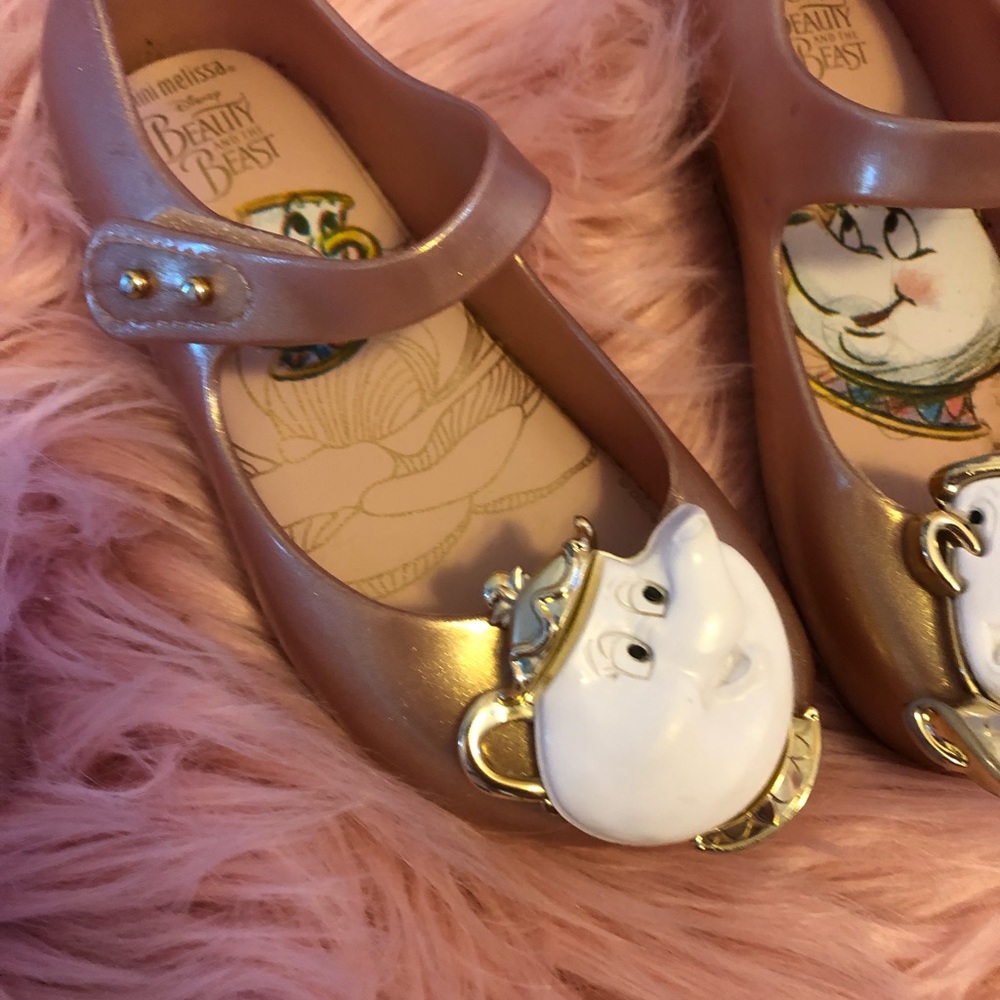 Mini Melissa Girl Shoes- Metallic Pink